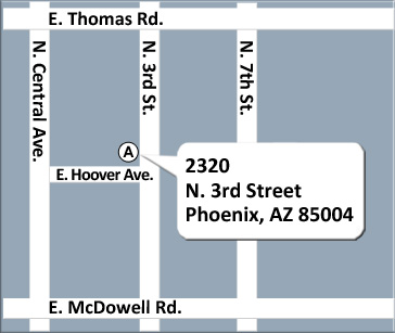 Map of Dr. Castillo's Location